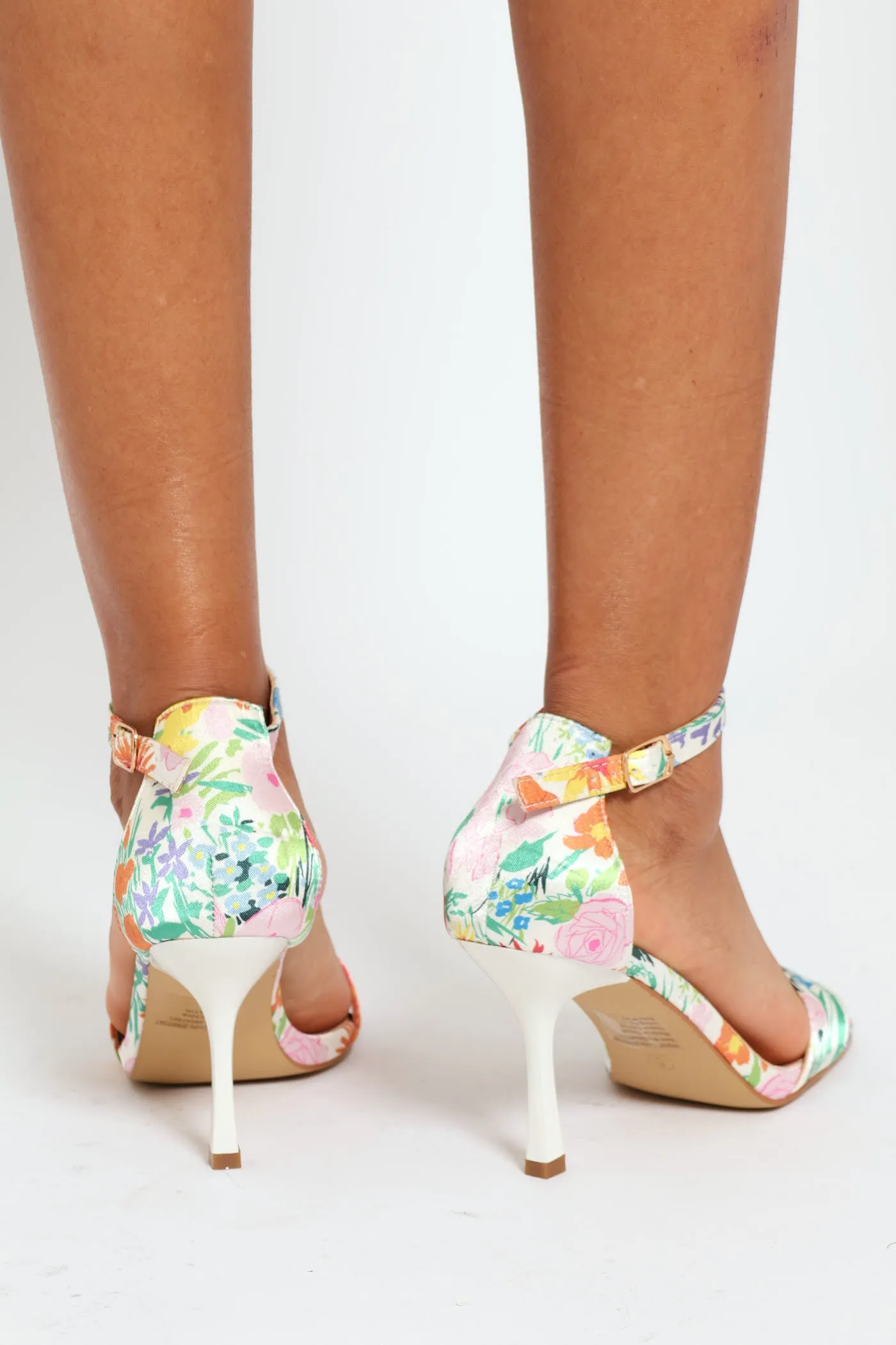 Ankle Strap Flora Print Sandal Heel sold by Edgars product image thumbnail 2