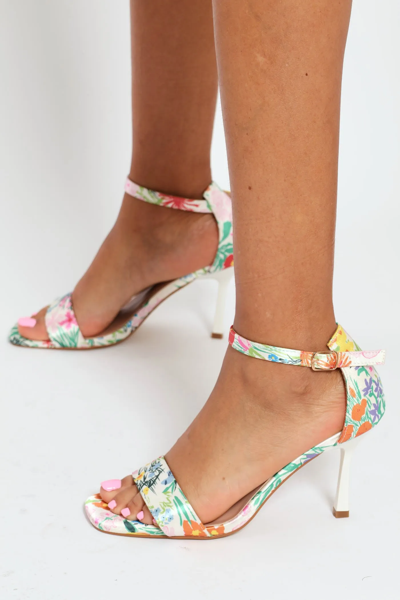 Ankle Strap Flora Print Sandal Heel sold by Edgars product image thumbnail 3