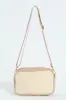 Embossed Camera Bag - Cream sold by Edgars