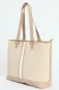 Embossed Shopper Bag - Cream sold by Edgars 