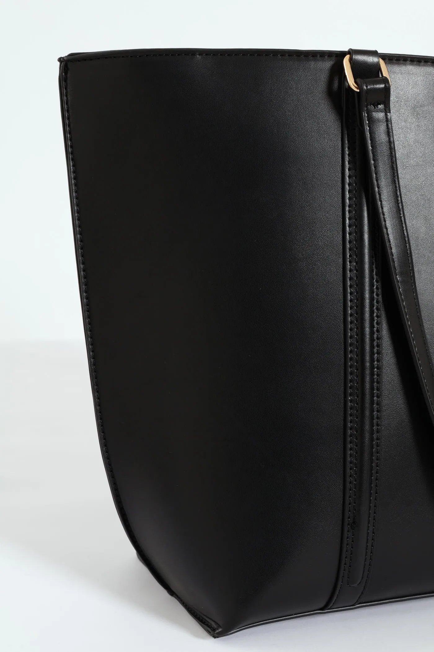 Strap Detailed Shopper Bag - Black sold by Edgars product image thumbnail 4