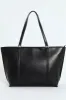 Strap Detailed Shopper Bag - Black sold by Edgars