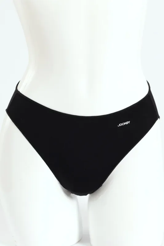 3 Pack Hicut Panties - Black/Cap/Orchid Petal made by Jockey