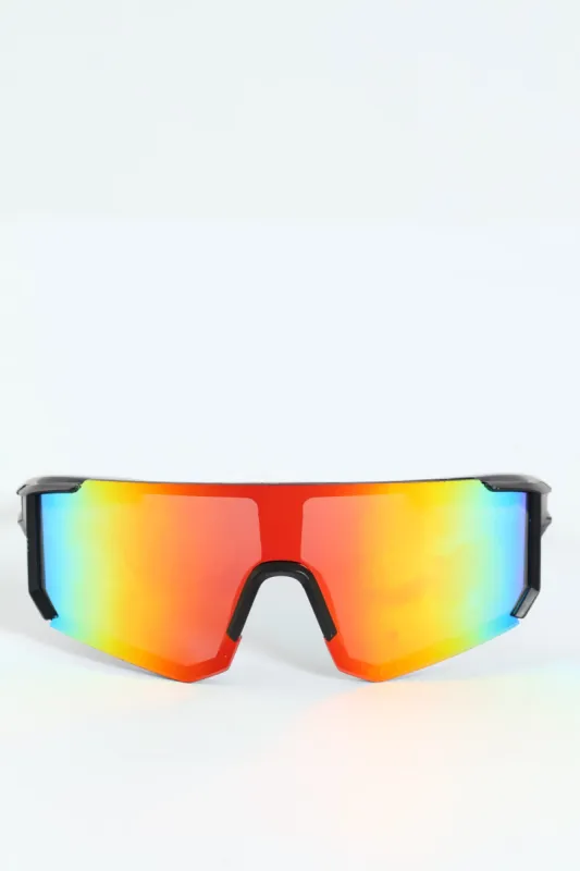 Sport Revo Mono Lens Sunglasses - Orange sold by Edgars