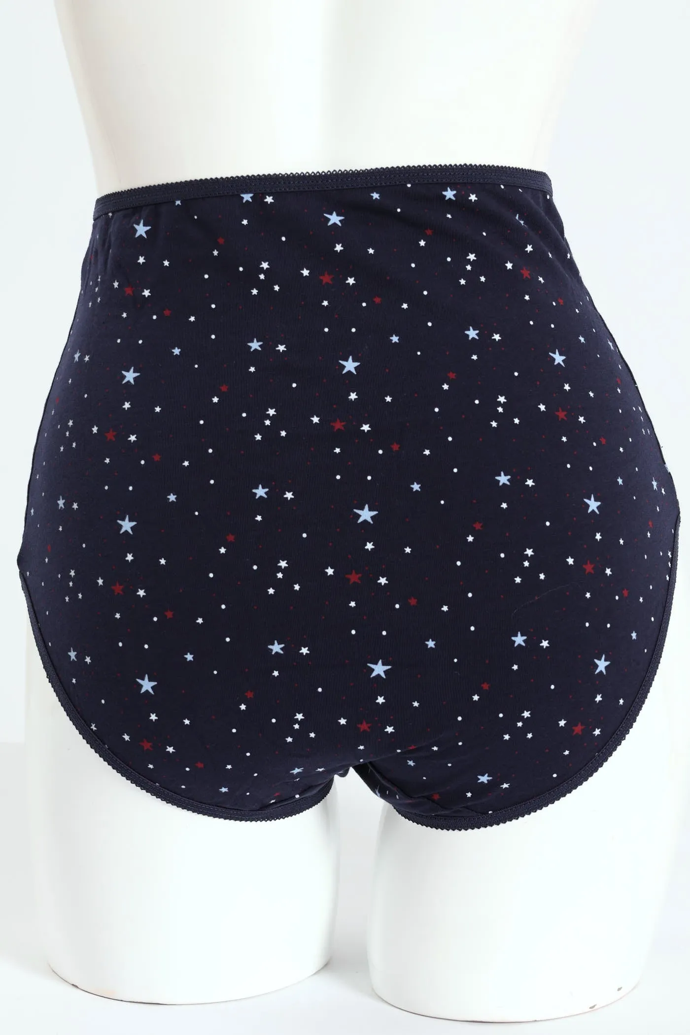 3 Pack Cotton Stretch Brief Panties - Star/Light Blue/White sold by Edgars product image thumbnail 3