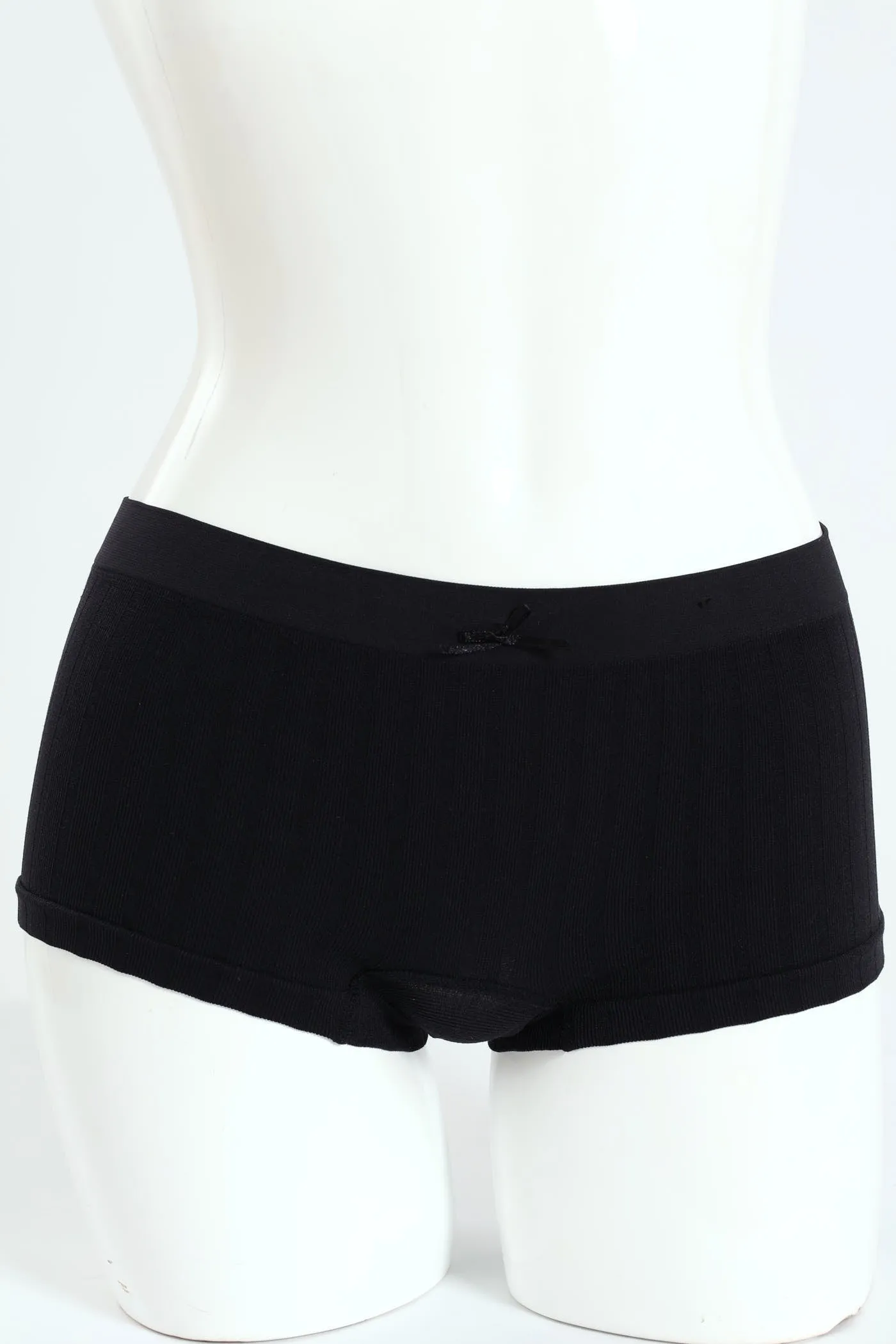 3 Pack Seamless Boyleg Panties - White/Grey Melange/Black sold by Edgars product image thumbnail 3