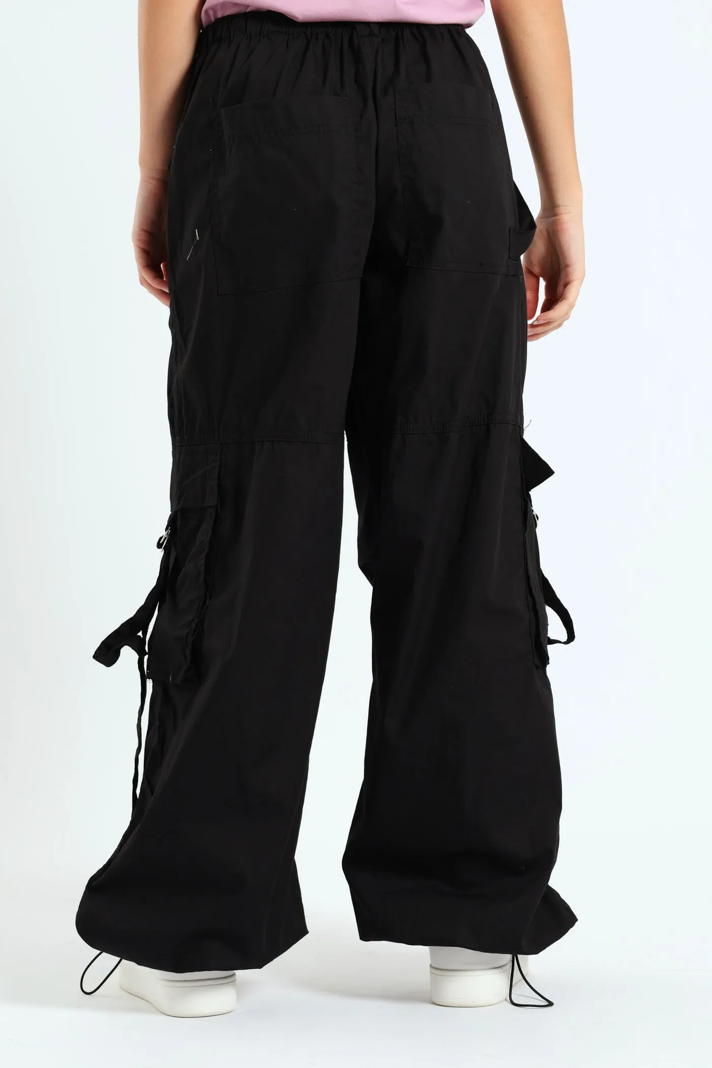Wide Leg Cargo Pants - Black sold by Edgars product image thumbnail 3