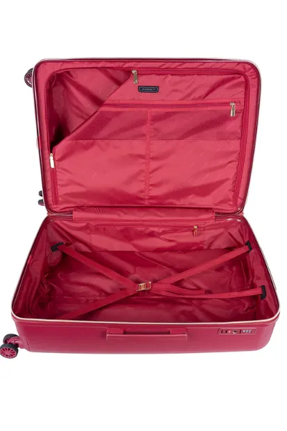 Nouveau 4-Wheel Trolley Case Luggage - Plum sold by Edgars product image thumbnail 4