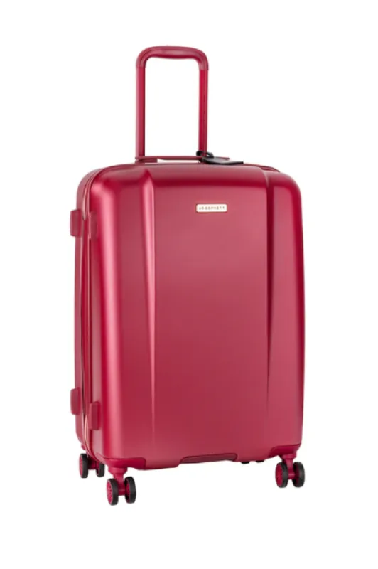Nouveau 4-Wheel Trolley Case Luggage - Plum sold by Edgars