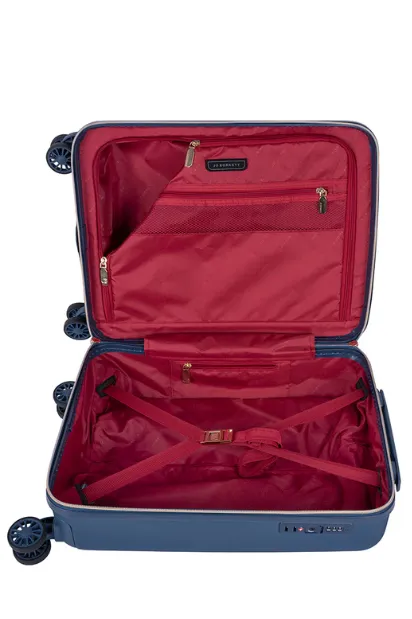 Nouveau 4 Wheel Trolley Case Luggage - Blue sold by Edgars product image thumbnail 4