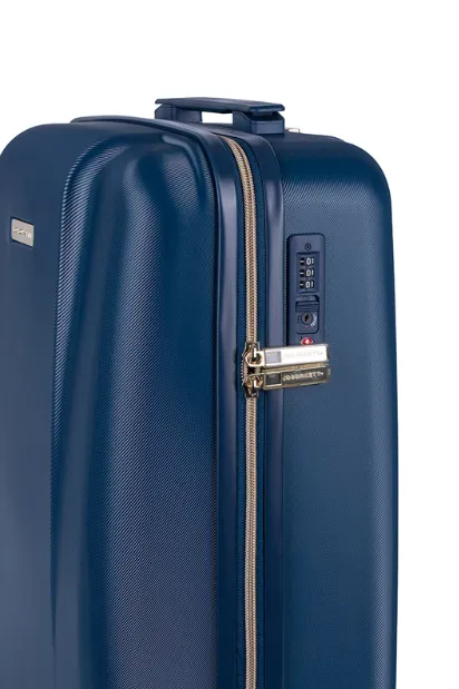 Nouveau 4 Wheel Trolley Case Luggage - Blue sold by Edgars product image thumbnail 2