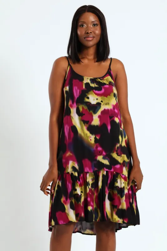 Strappy Peplum Hem Mini Dress sold by Edgars