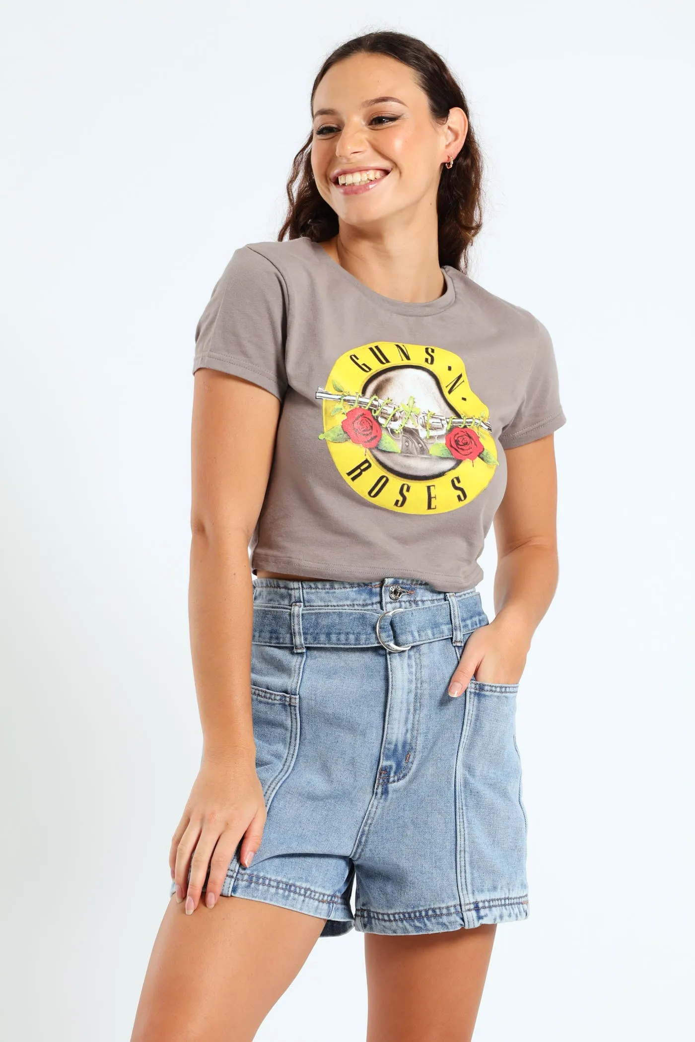 High Rise Belted Short - Mid Blue sold by Edgars product image thumbnail 4