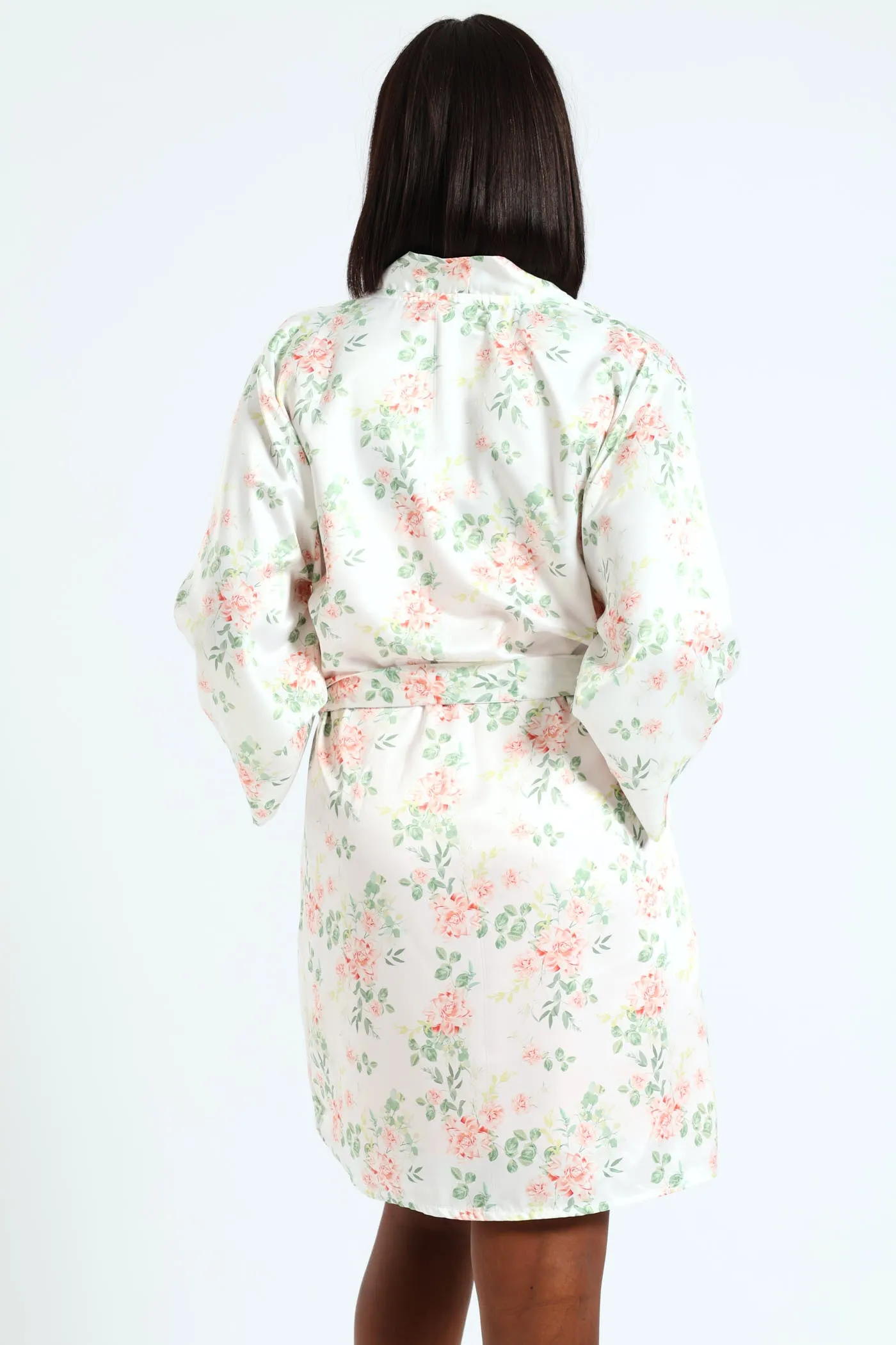 Gown & Floral Chemise Sleep Set - White/Pink sold by Edgars product image thumbnail 4