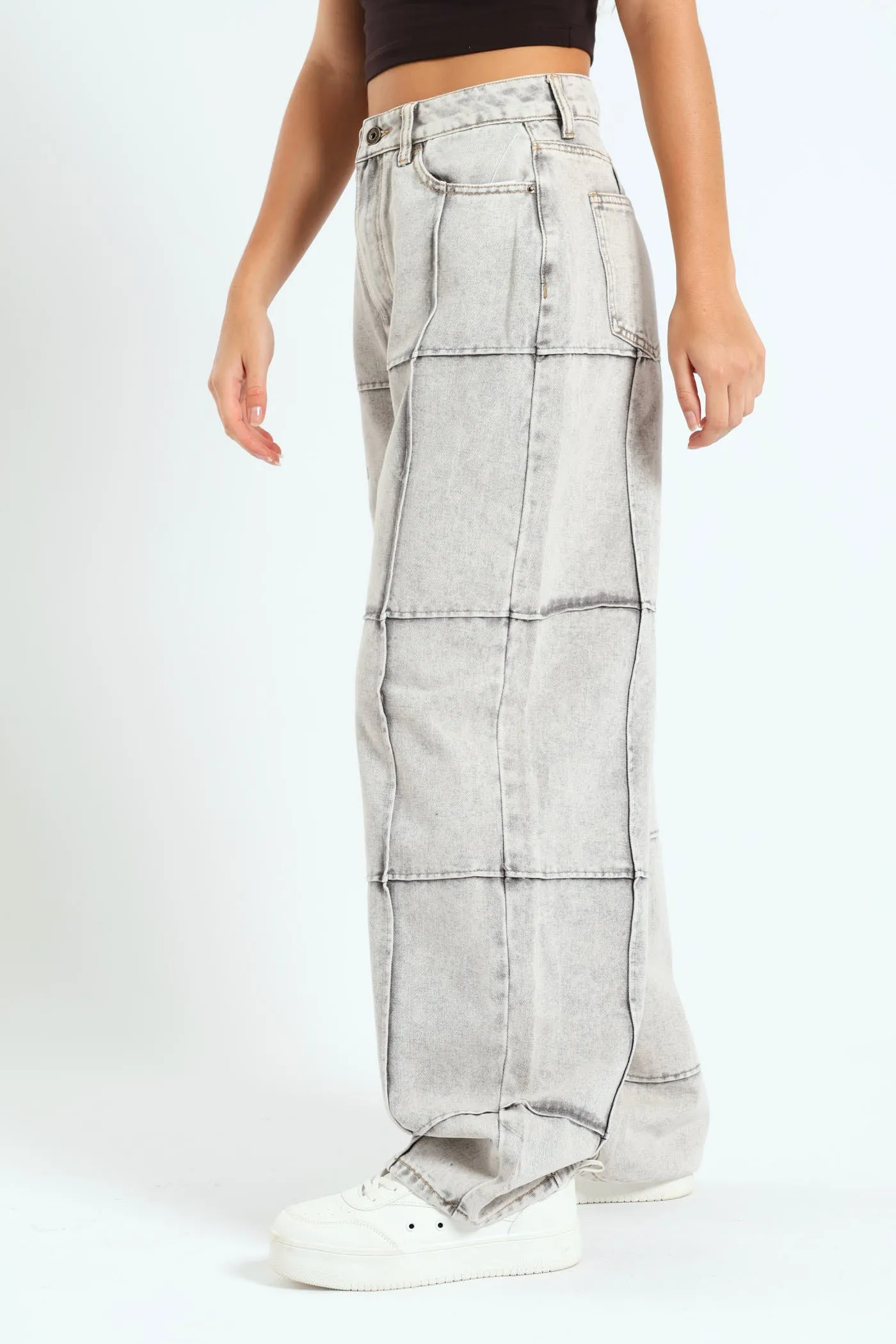 Pintuck Barrel Jean - Light Grey sold by Edgars product image thumbnail 2