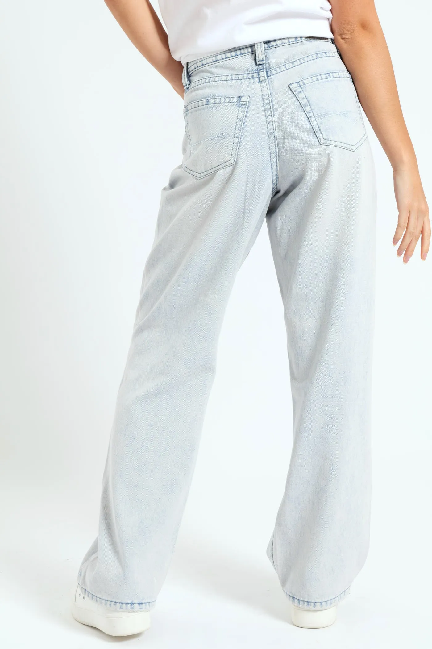 Forward Seam Wideleg Jean - Light Wash sold by Edgars product image thumbnail 3