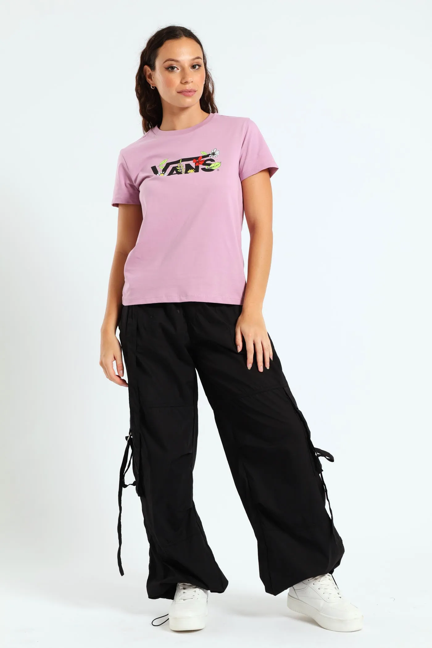 Foliage Crew Tee - Lavender sold by Edgars