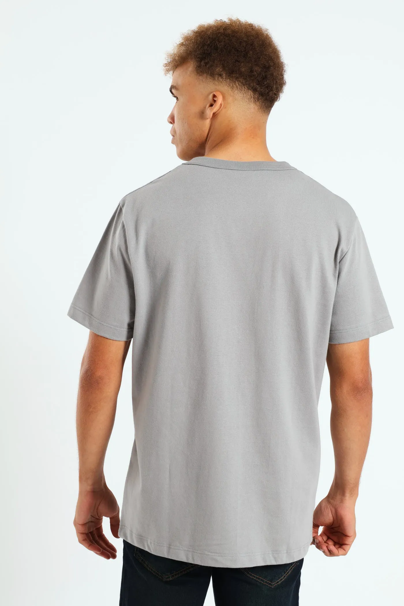 Chained Skull Embroidered Tee - Grey sold by Edgars product image thumbnail 3