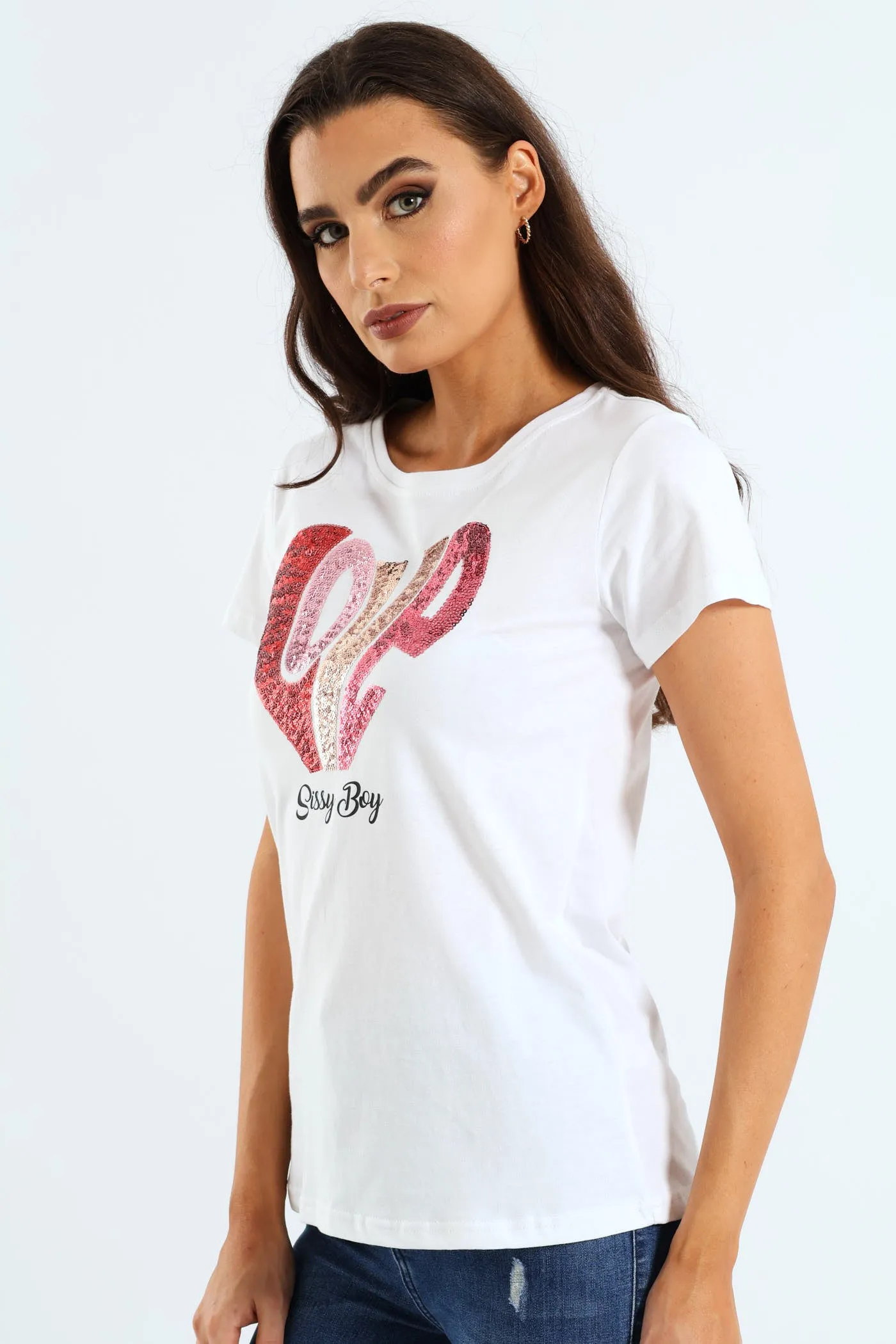 Regular Fit Multi-Technique Logo Top - White sold by Edgars product image thumbnail 2