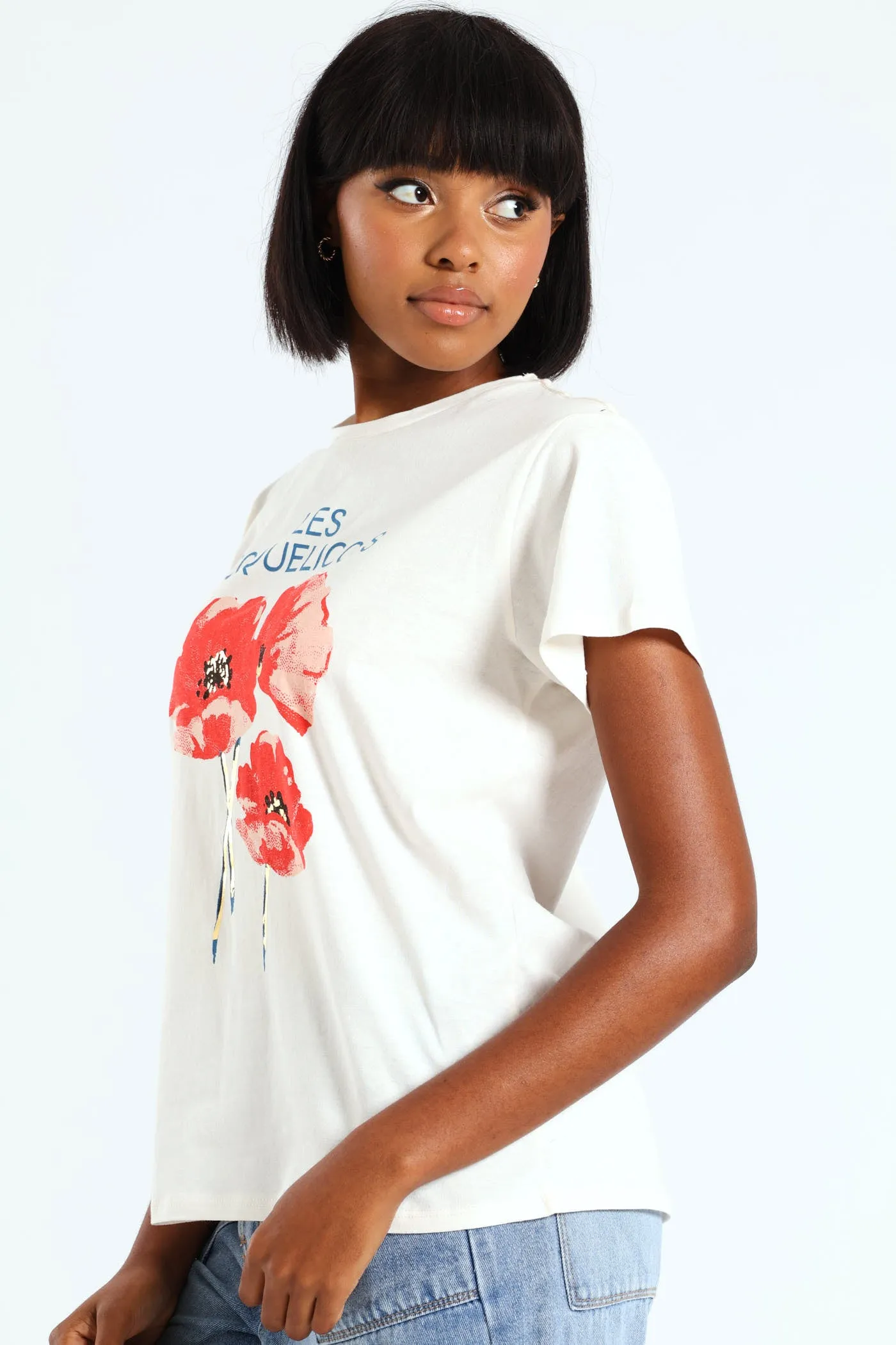 Poppy Trio Tee - Ivory sold by Edgars product image thumbnail 3