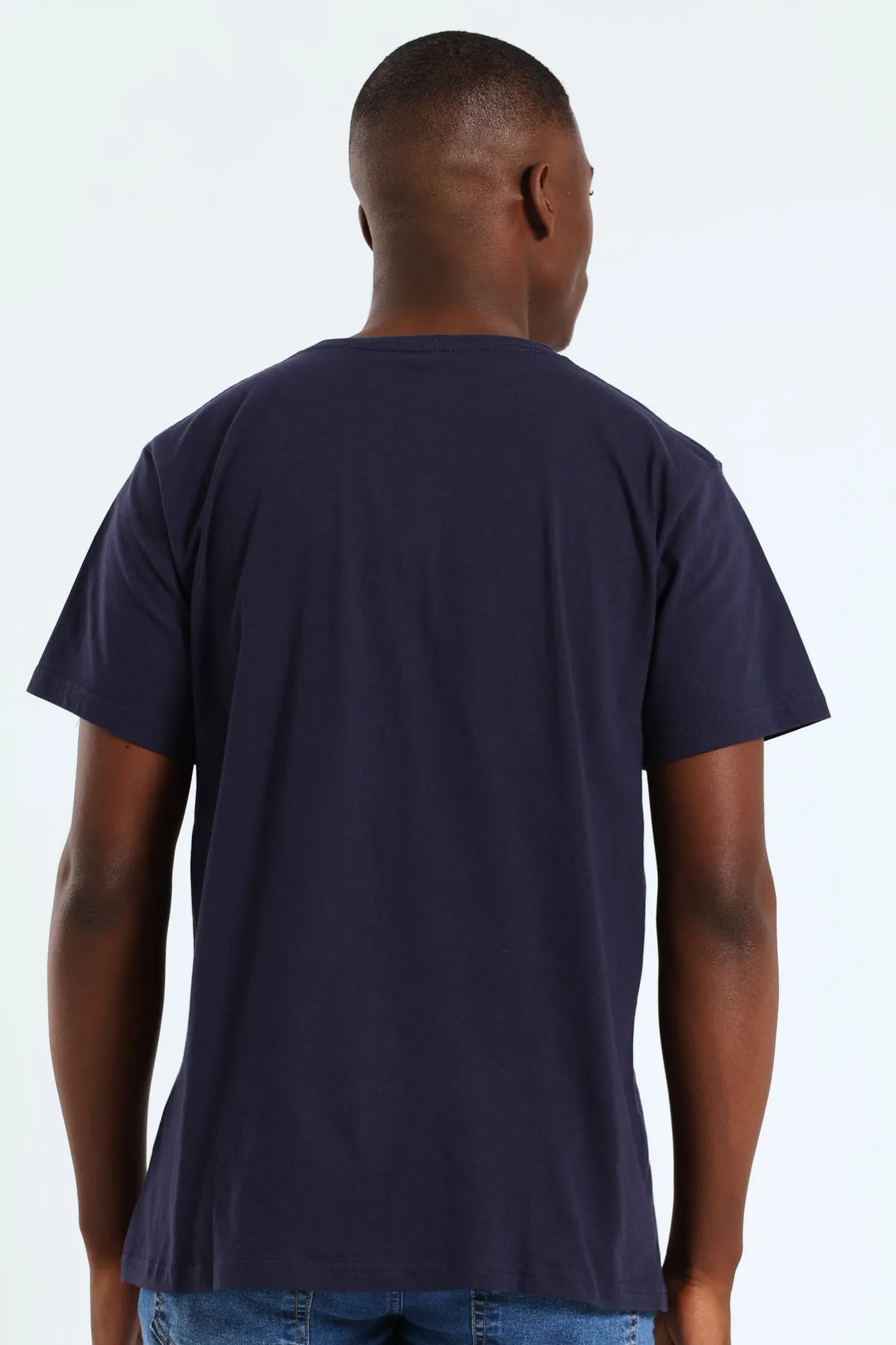 Wordmark Tee- Navy sold by Edgars product image thumbnail 4