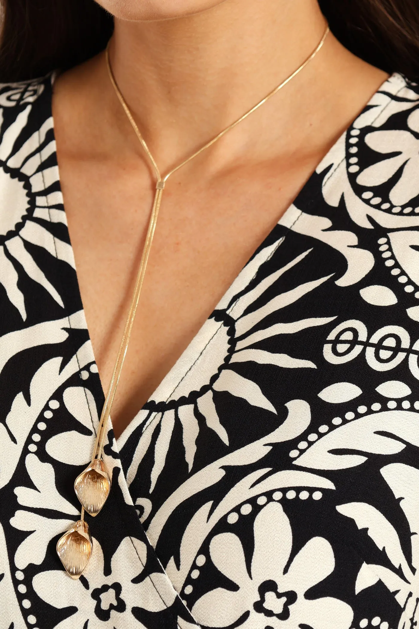 Lily Drop Necklace - Gold sold by Edgars product image thumbnail 2