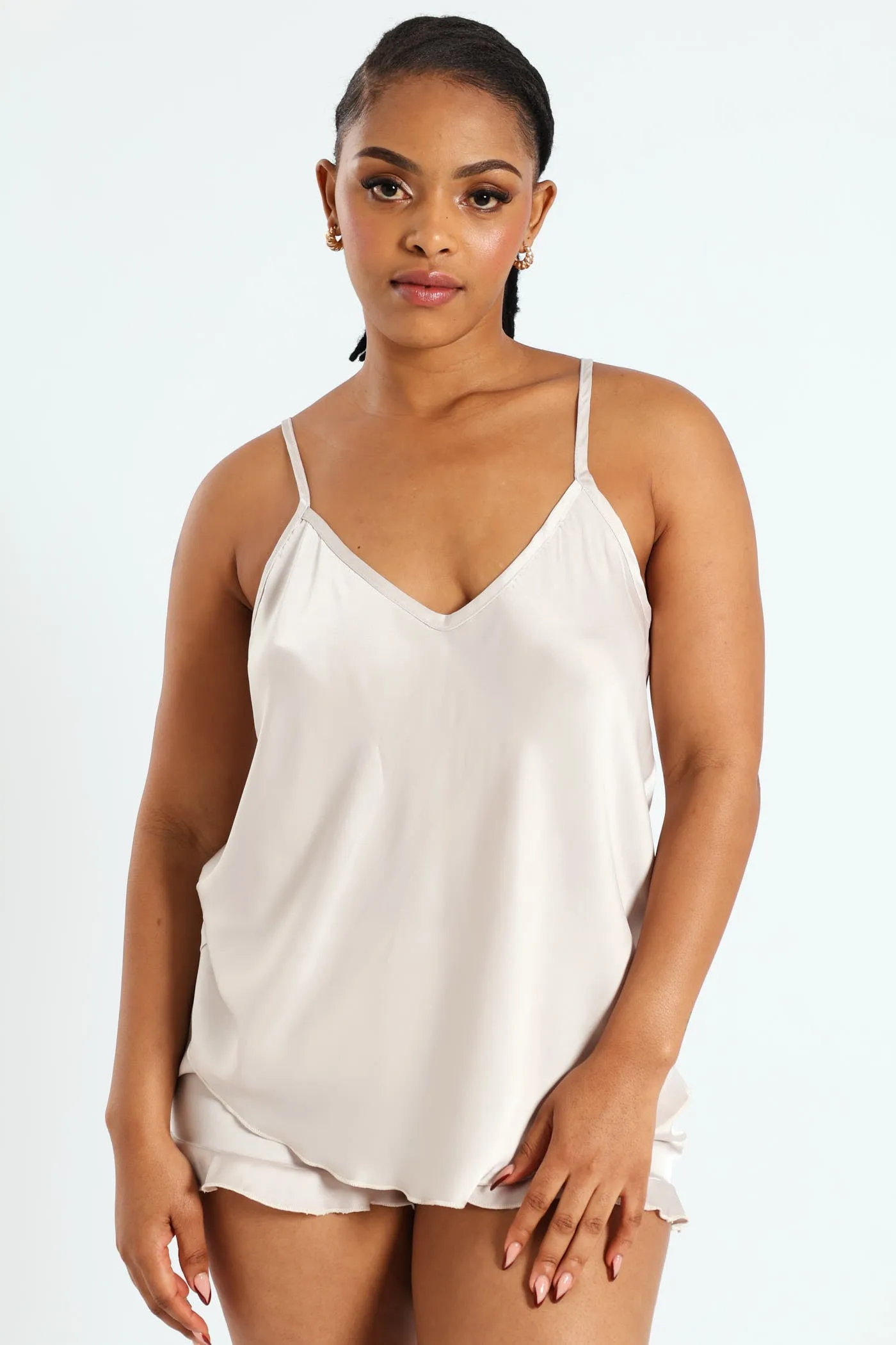 Satin Cami & Short Set - Silver Grey sold by Edgars product image thumbnail 3