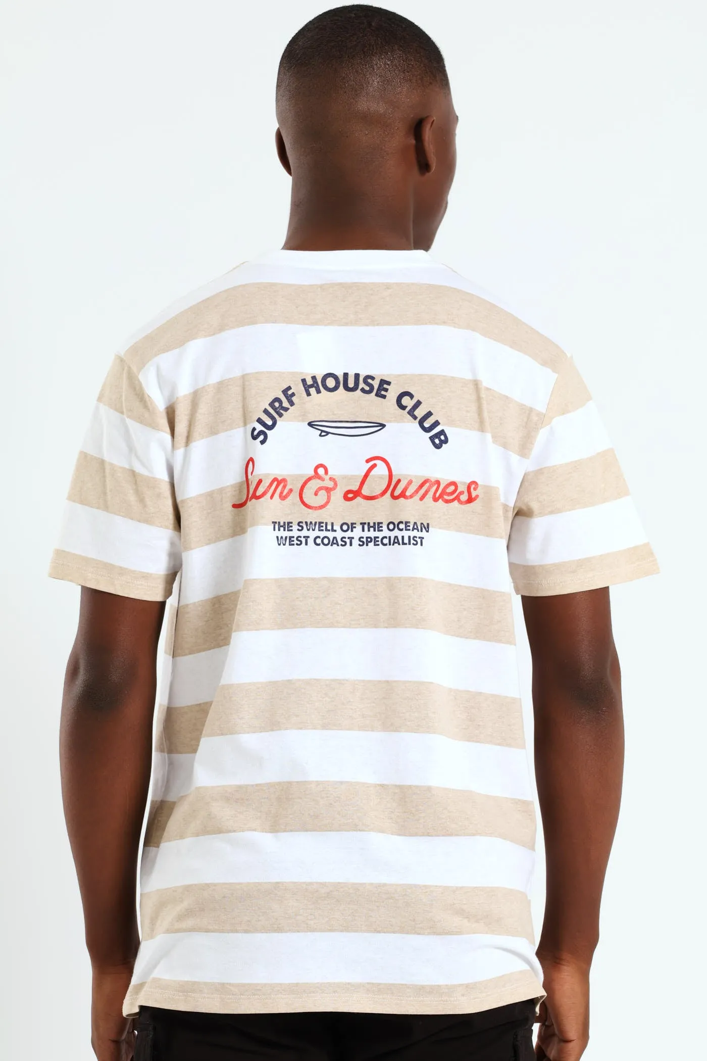Stripe Surf T-Shirt - Stone sold by Edgars product image thumbnail 2