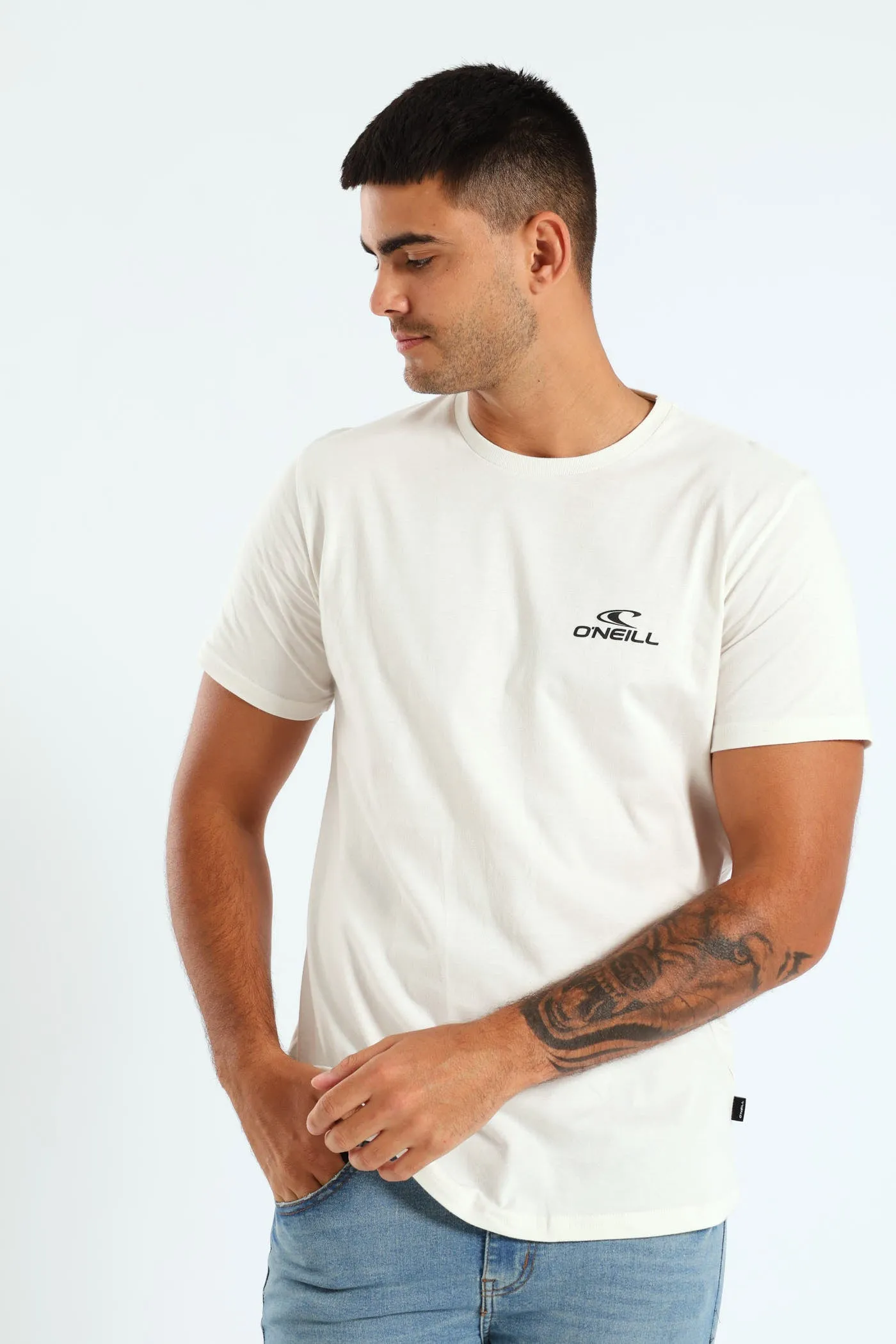 Locked Up Small Tee - White sold by Edgars