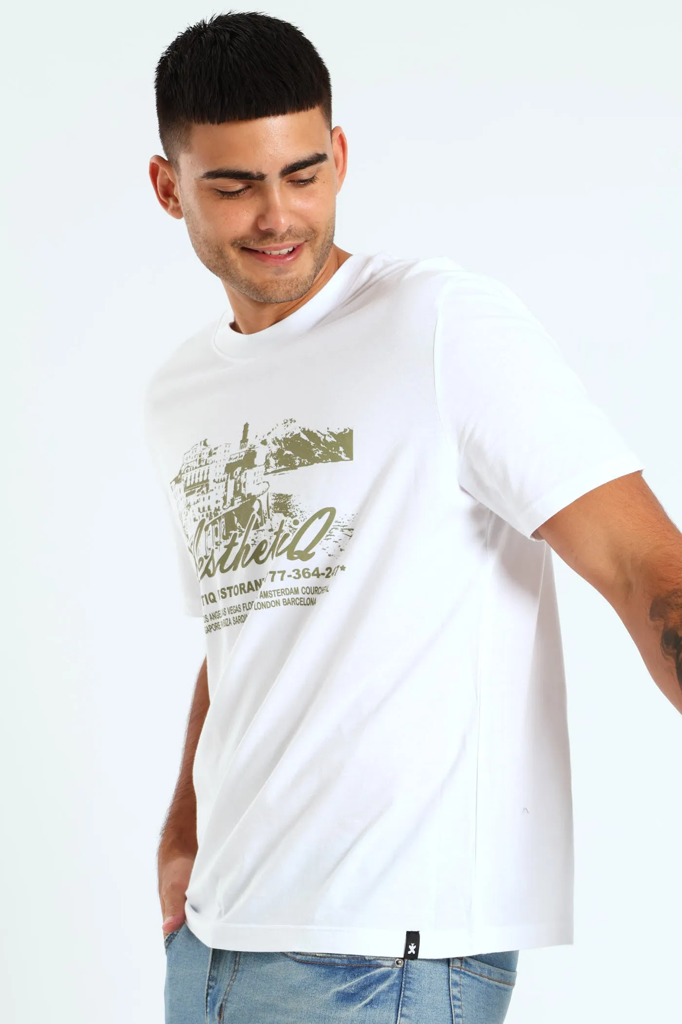 City Print Tee - White sold by Edgars product image thumbnail 3