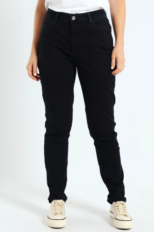 Sexy Curve Mid Rise Denim - Dark Wash Ink sold by Edgars 