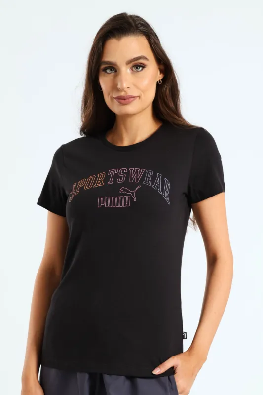 Essentials Plus Logo Lab Tee - Black sold by Edgars