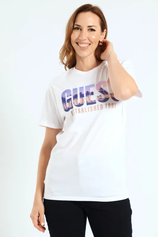City Of Palms Tee - White sold by Edgars