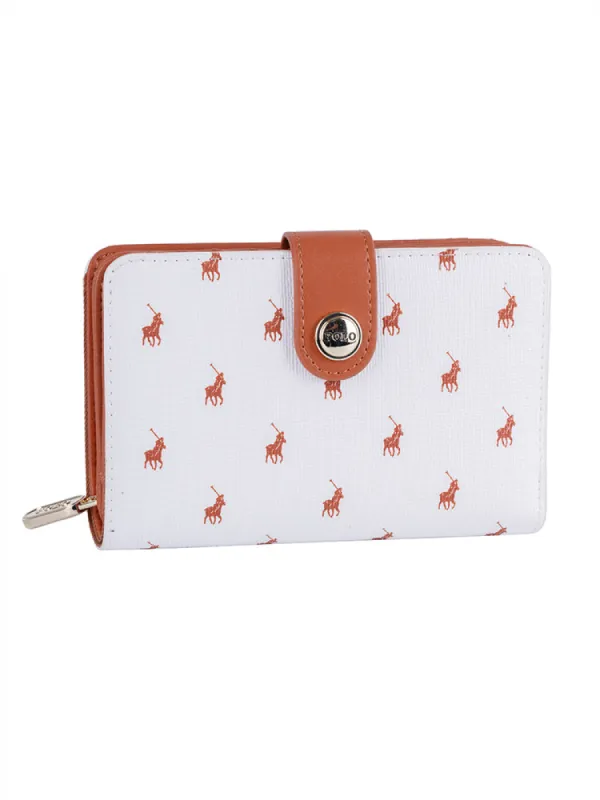 Iconic Tab Purse - White sold by Edgars