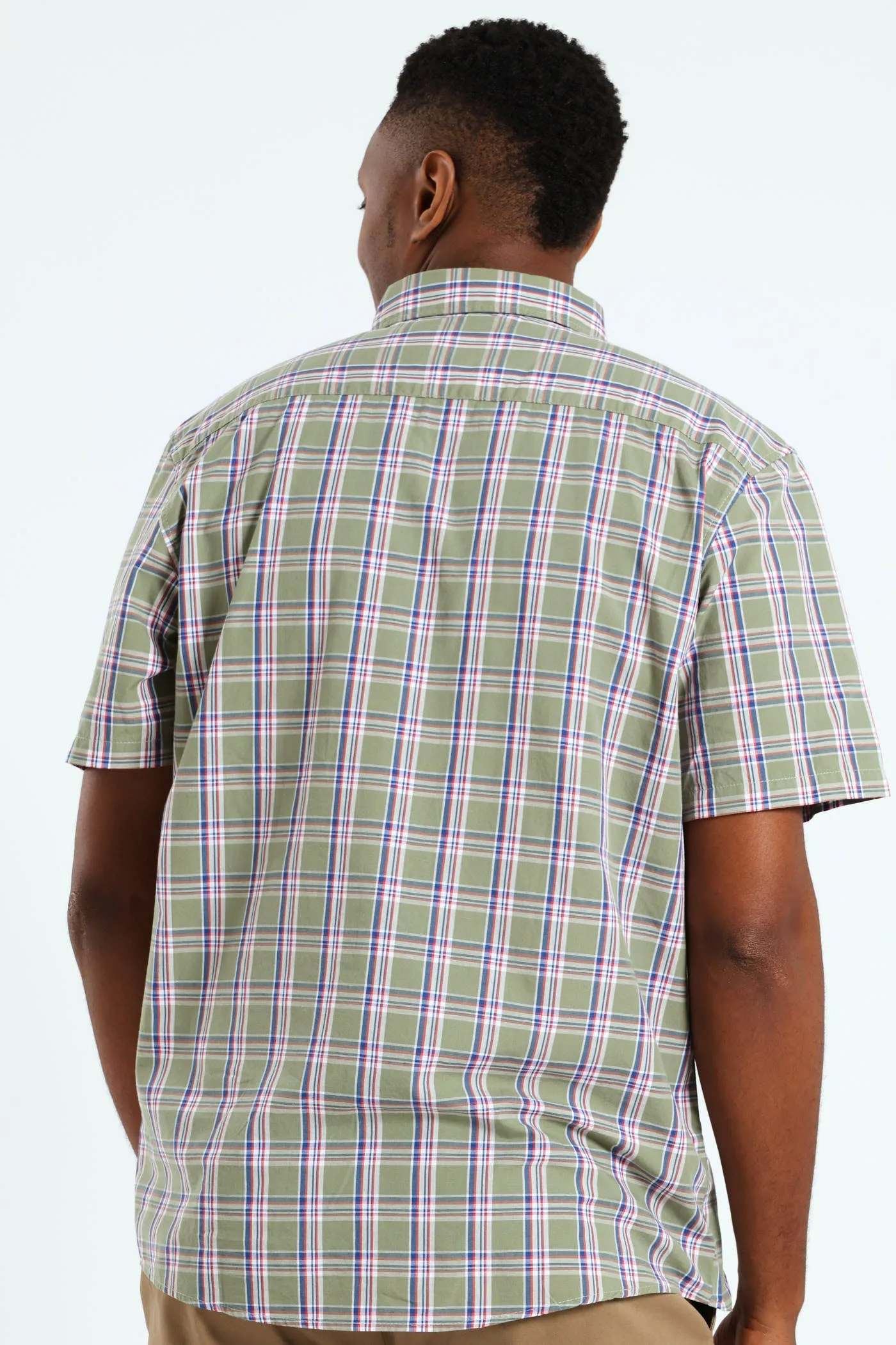 Button Down Check Shirt - Light Fatigue sold by Edgars product image thumbnail 3