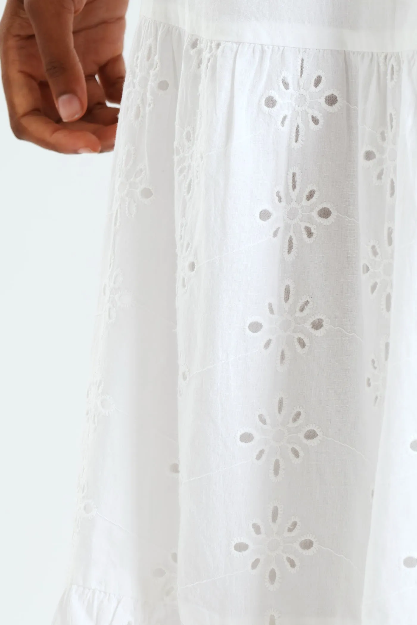 Tiered Anglaise Skirt - White sold by Edgars product image thumbnail 4