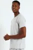 Feather Stripe Henley Sleep Shirt - Grey sold by Edgars 