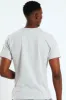 Feather Stripe Henley Sleep Shirt - Grey sold by Edgars 