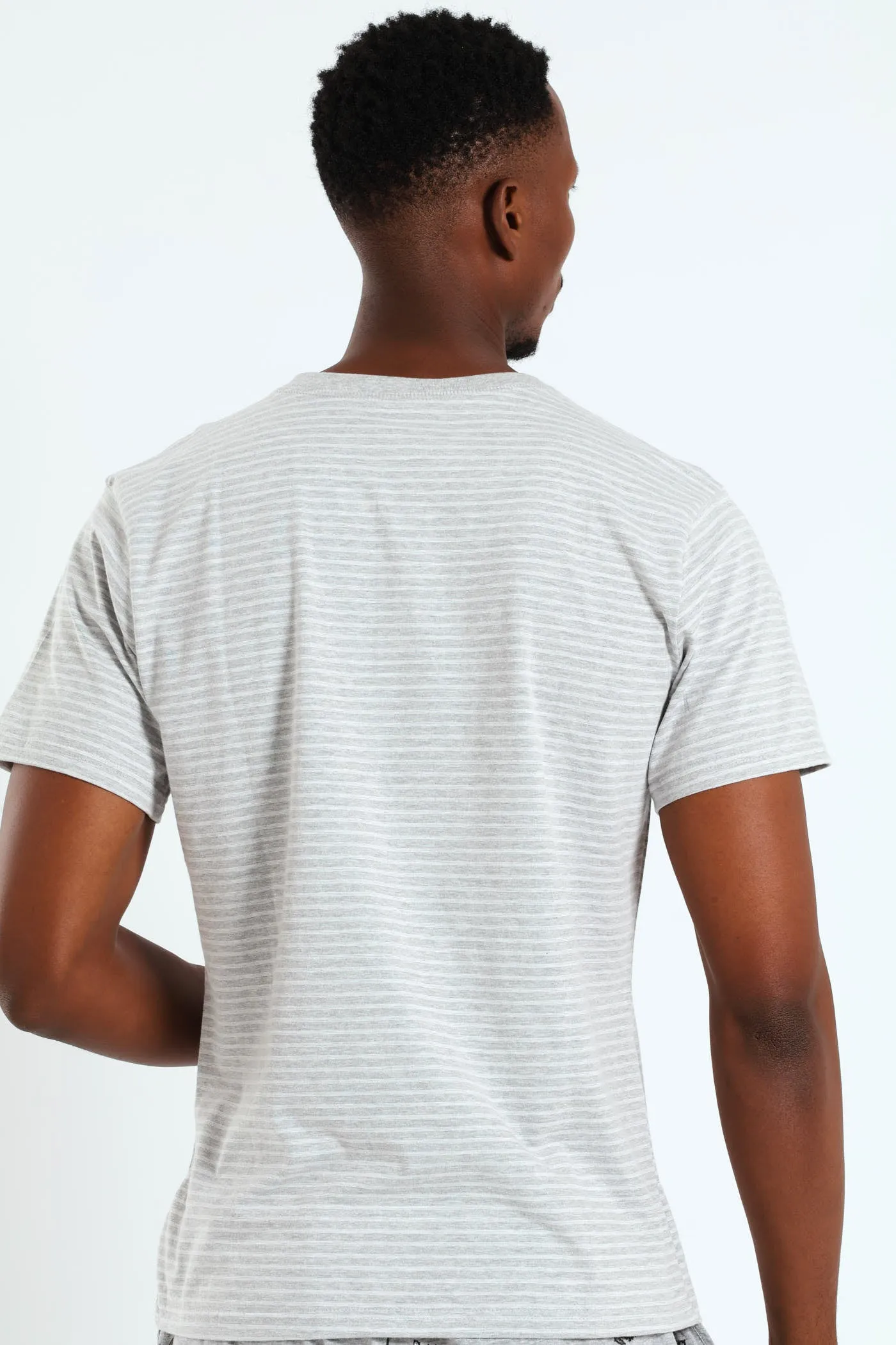 Feather Stripe Henley Sleep Shirt - Grey sold by Edgars product image thumbnail 3