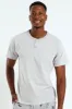 Feather Stripe Henley Sleep Shirt - Grey sold by Edgars 