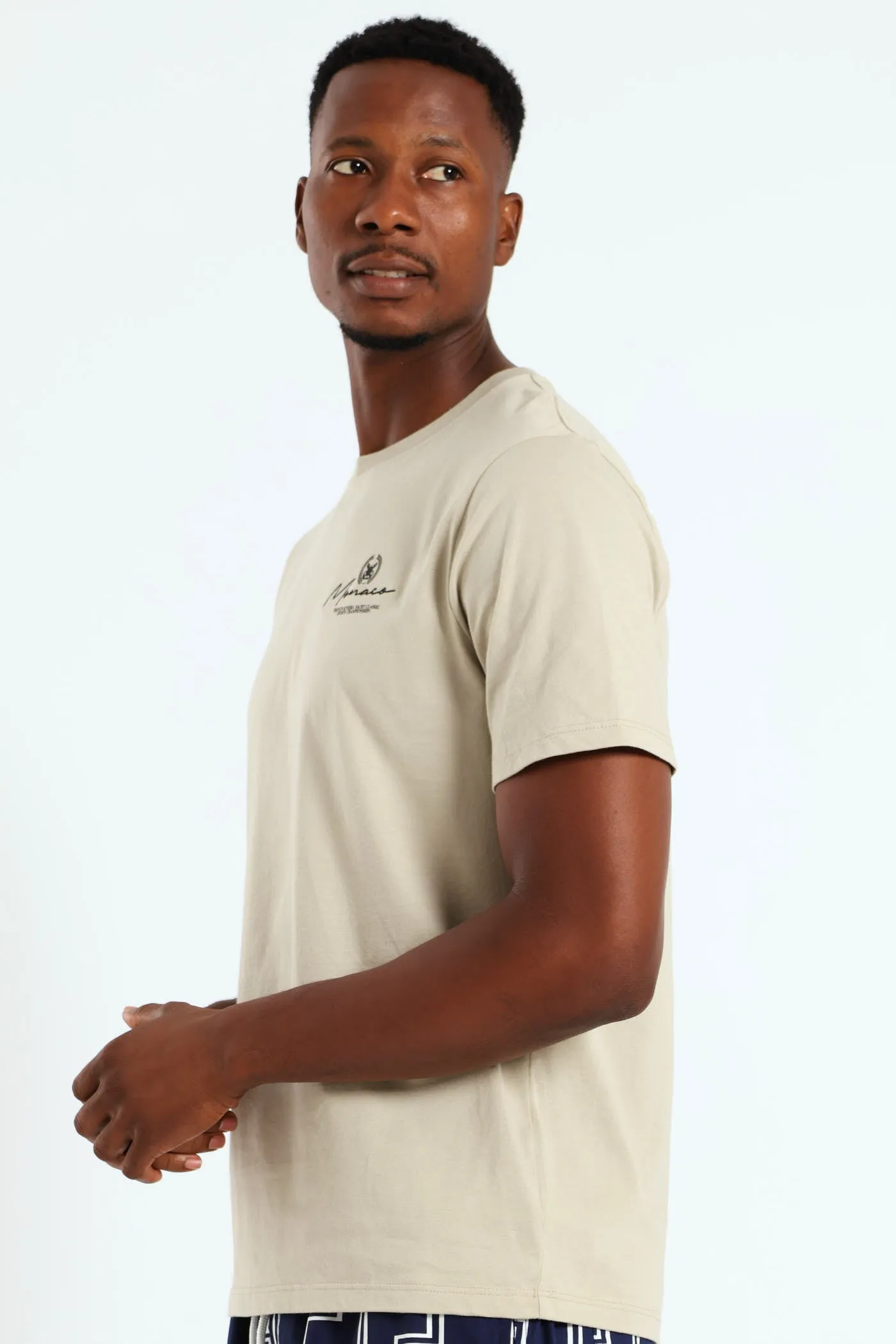 Yacht Championships Front & Back Embroidered Tee - Stone sold by Edgars product image thumbnail 3
