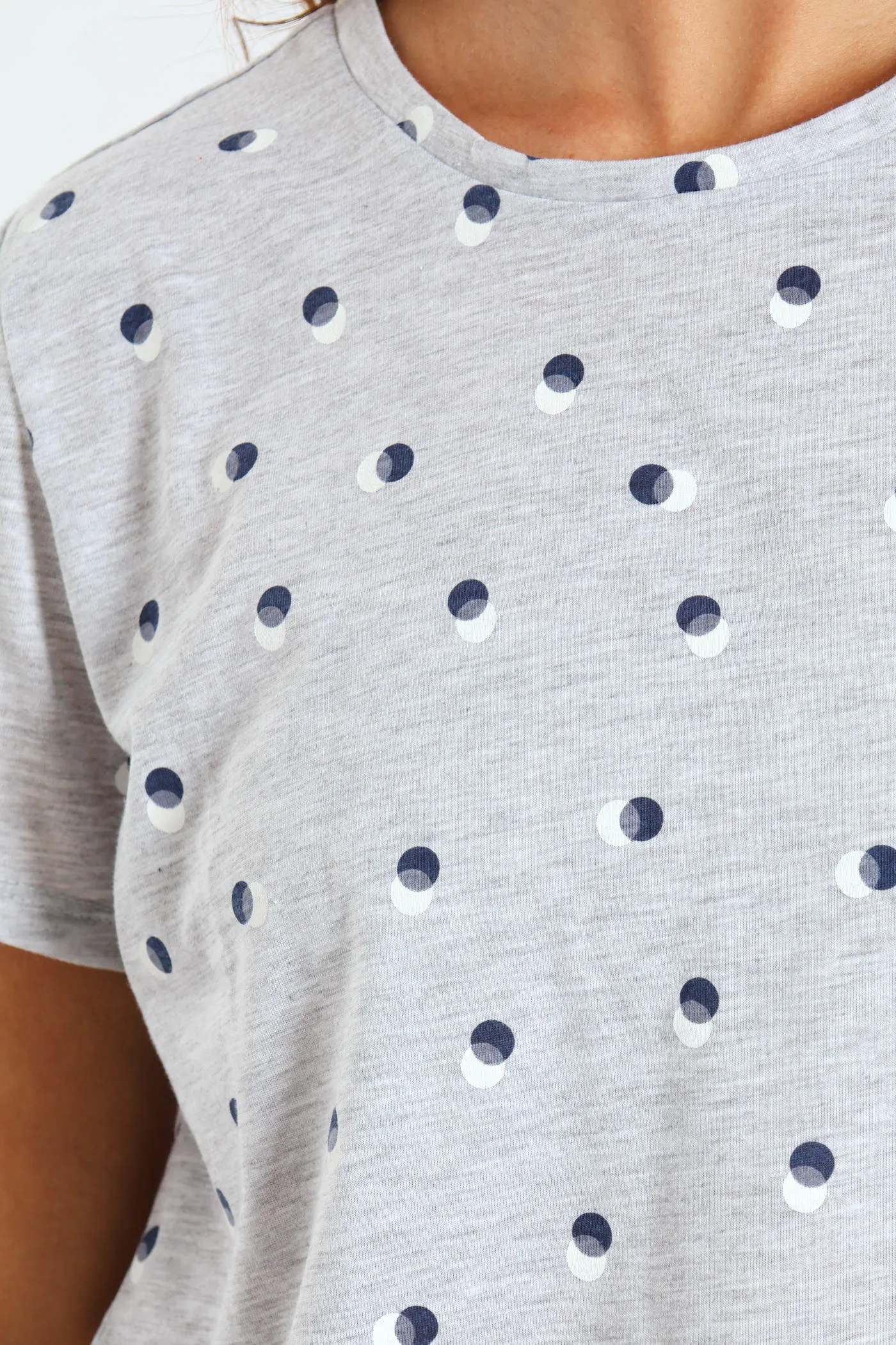 Spot Knit Tee - Grey Melange sold by Edgars product image thumbnail 5