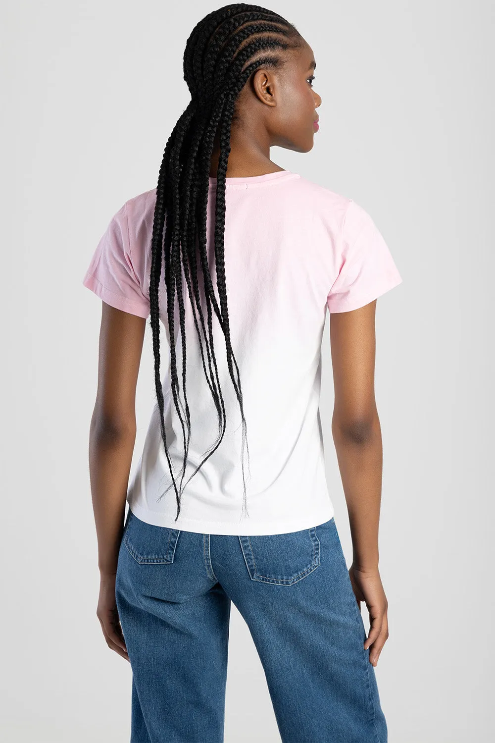 Regular Fit Tie Dye Bling Logo Top - White sold by Edgars product image thumbnail 5