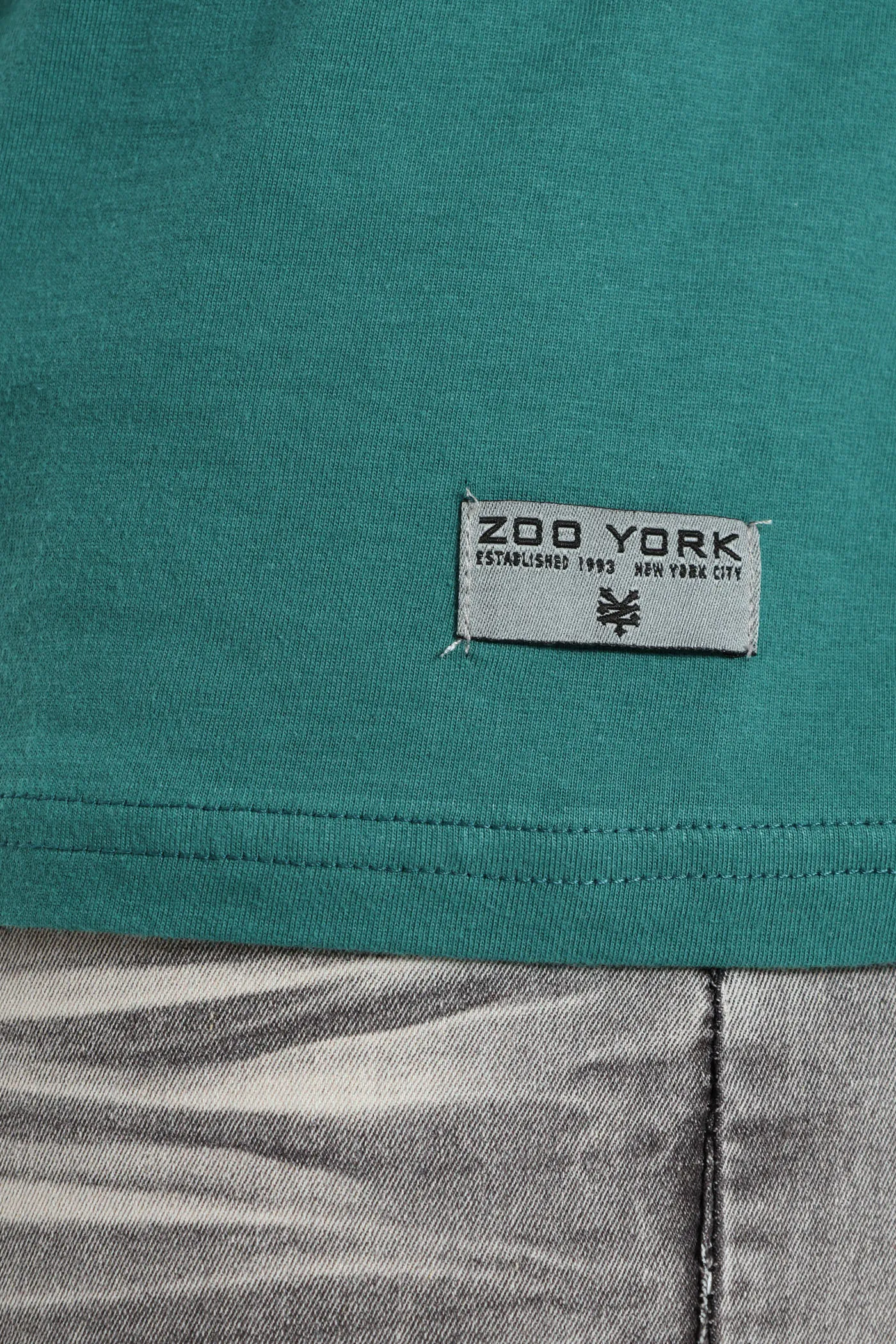 Stacked Logo Tee - Green sold by Edgars  product image thumbnail 4