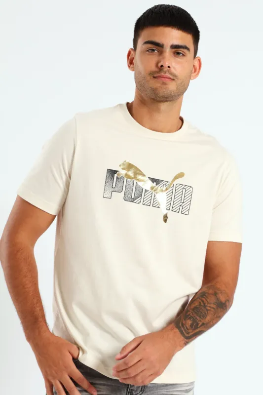 Essential Plus Logo Lab Holiday Tee - Off White sold by Edgars