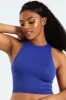 Seamless Racer Tank Top - Cobalt sold by Edgars