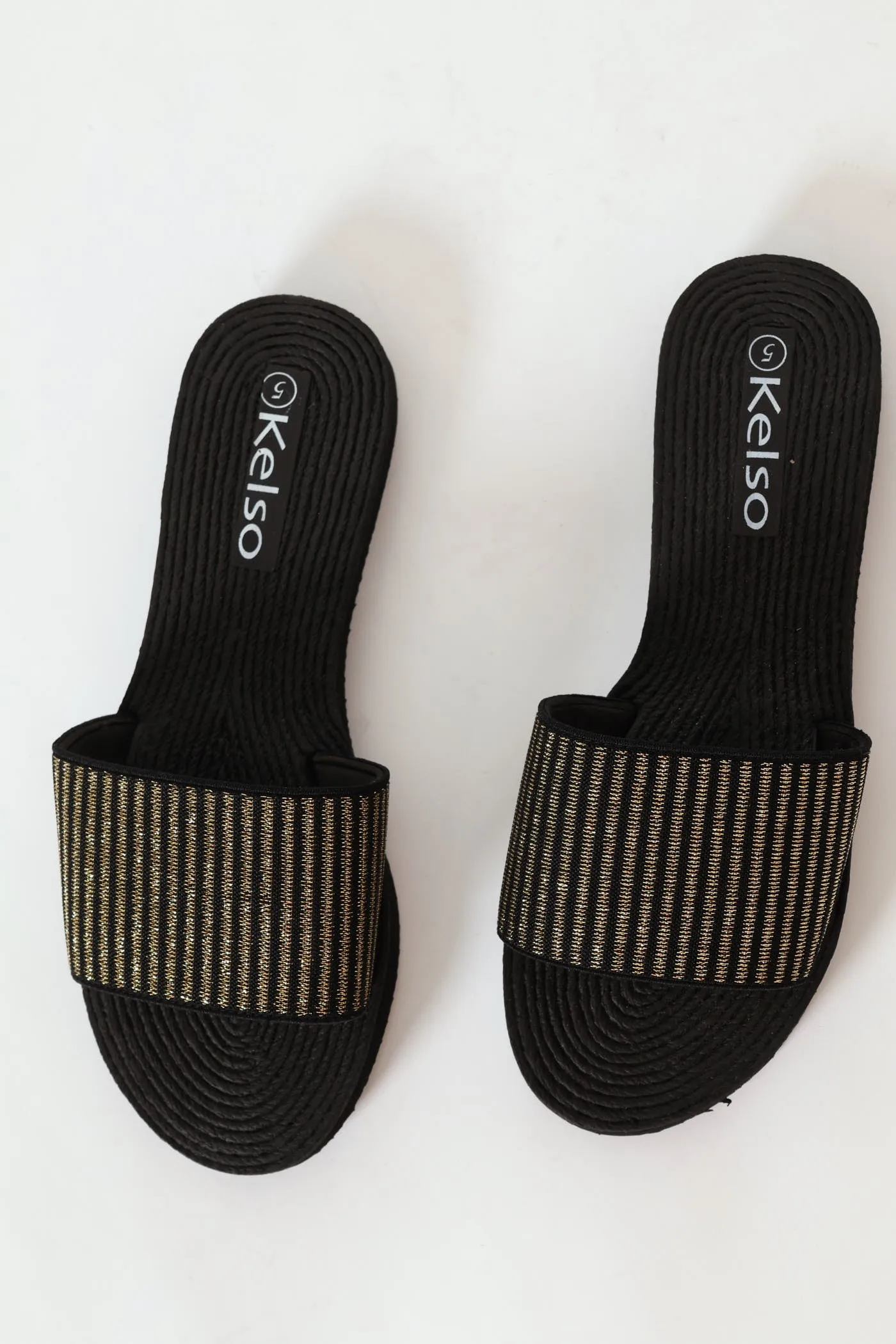 Single Band Mule Sandal - Black sold by Edgars