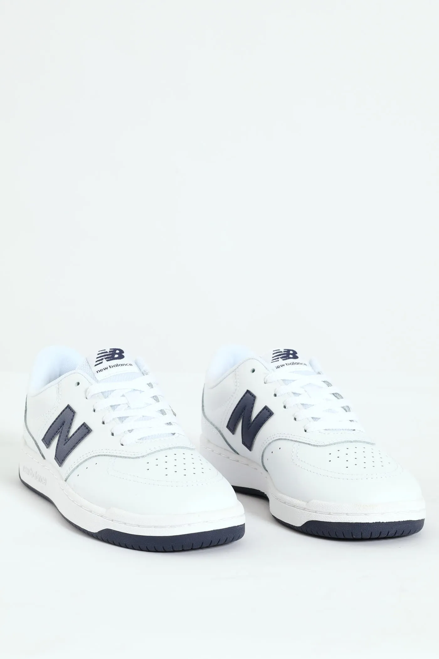 Bb80 V1 Classic Basic Lace Up Sneaker - White/Navy sold by Edgars