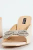 Square Shaped Vamp Mule Heel - Natural sold by Edgars 