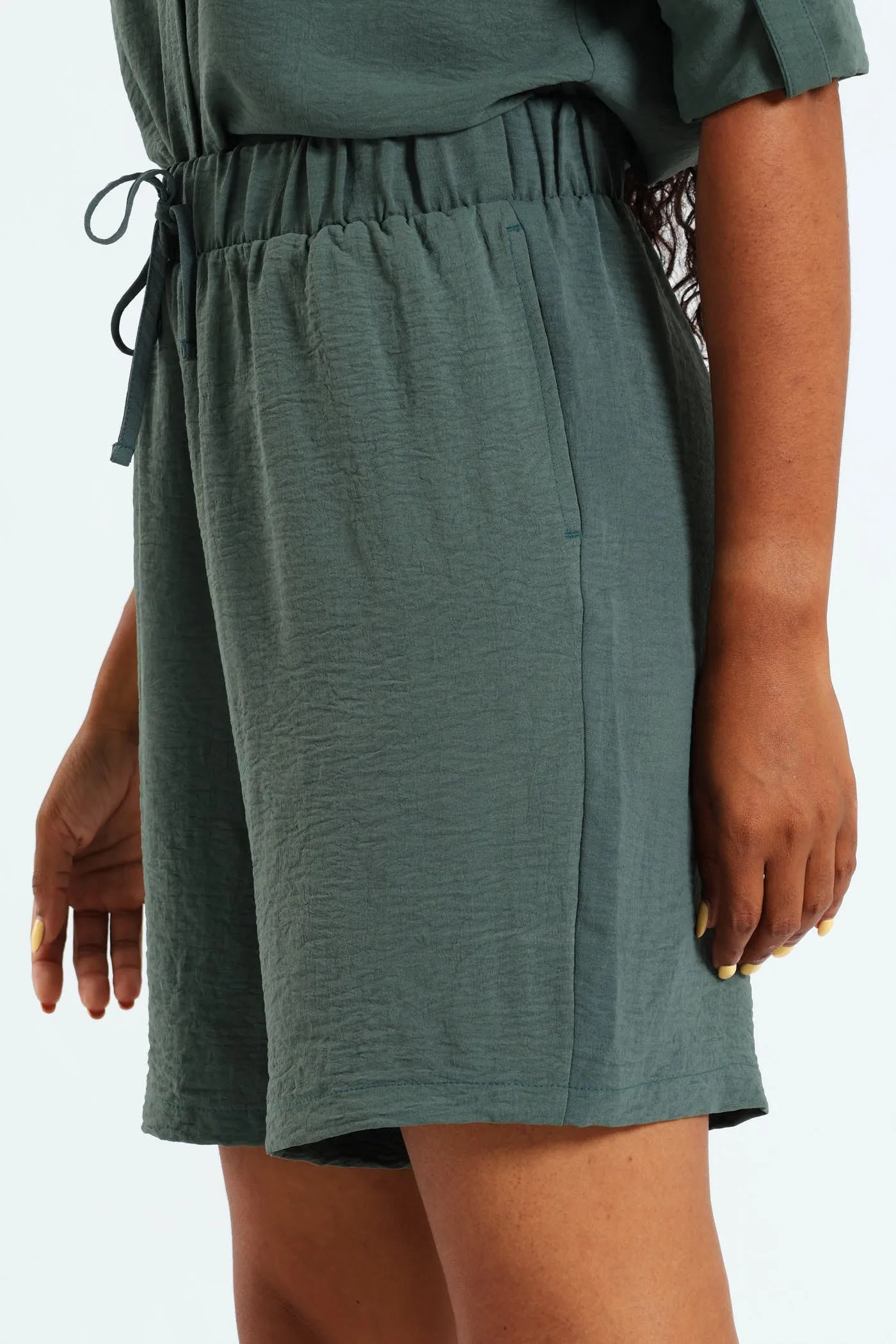 Mid Thigh Elasticated Shorts - Forest Green sold by Edgars product image thumbnail 3